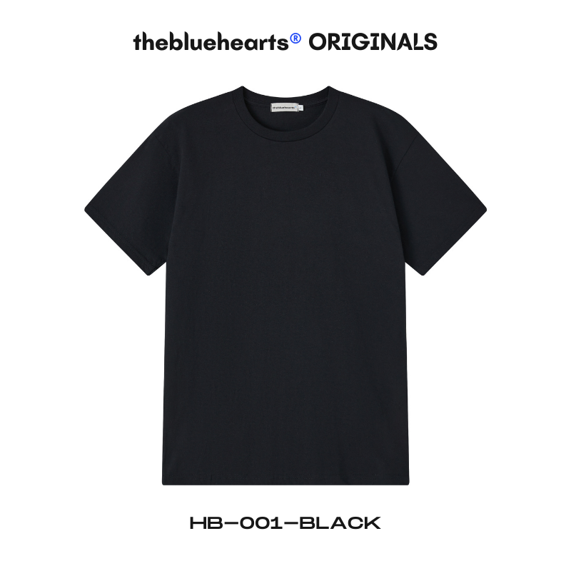 HB-001 thebluehearts® ORIGINALS Basic Regular Fit T-Shirts (4c)
