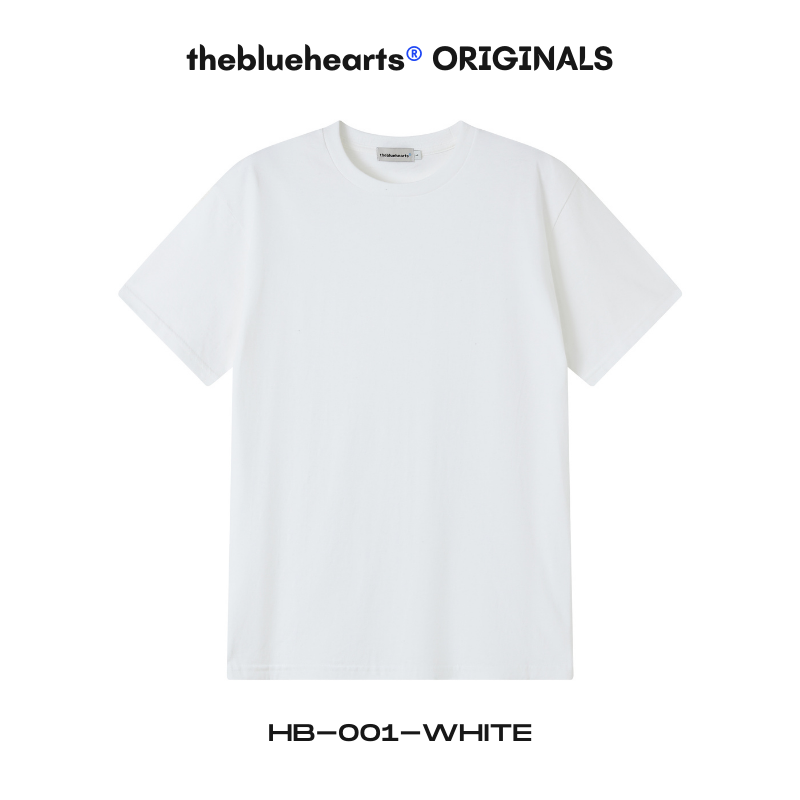 HB-001 thebluehearts® ORIGINALS Basic Regular Fit T-Shirts (4c)