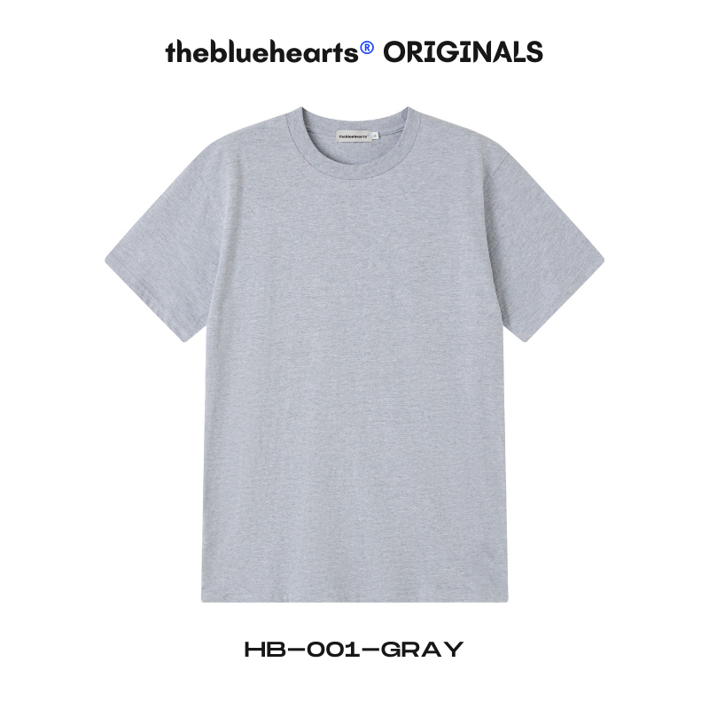 HB-001 thebluehearts® ORIGINALS Basic Regular Fit T-Shirts (4c)